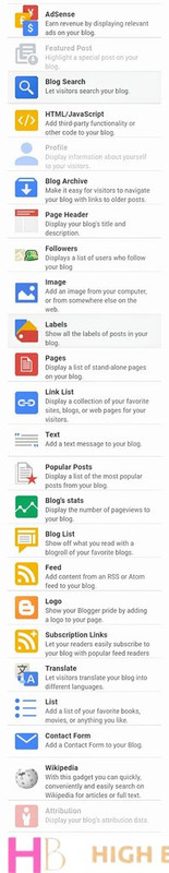 Blogger Layout Section