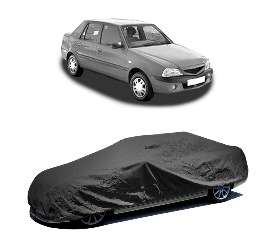 Husa tip prelata auto pentru DACIA SOLENZA (B41_) 2003 - 2005,culoare negru, material textil impermeabil, rezistanta la intemperii praf UV, CARPASSION Husa Protectie