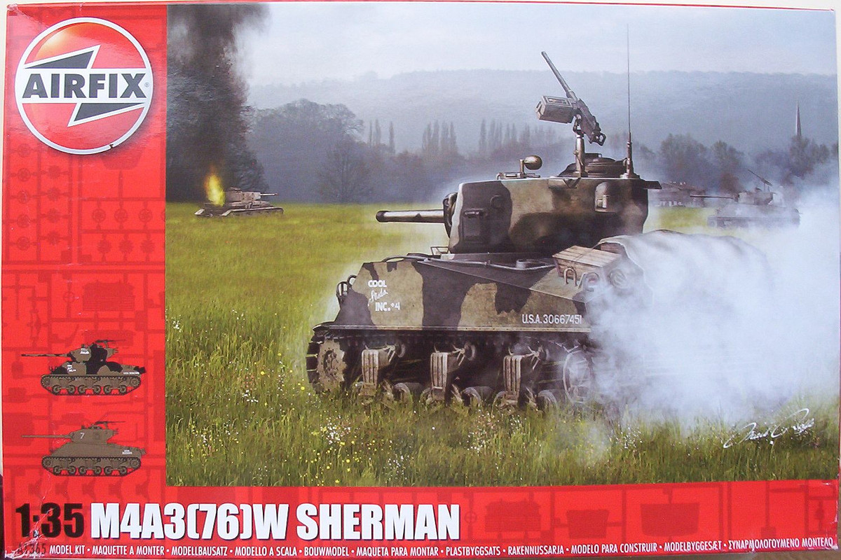 Airfix 35 M4A3(76)W Sherman