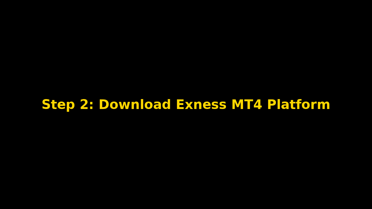 Download Exness MT4