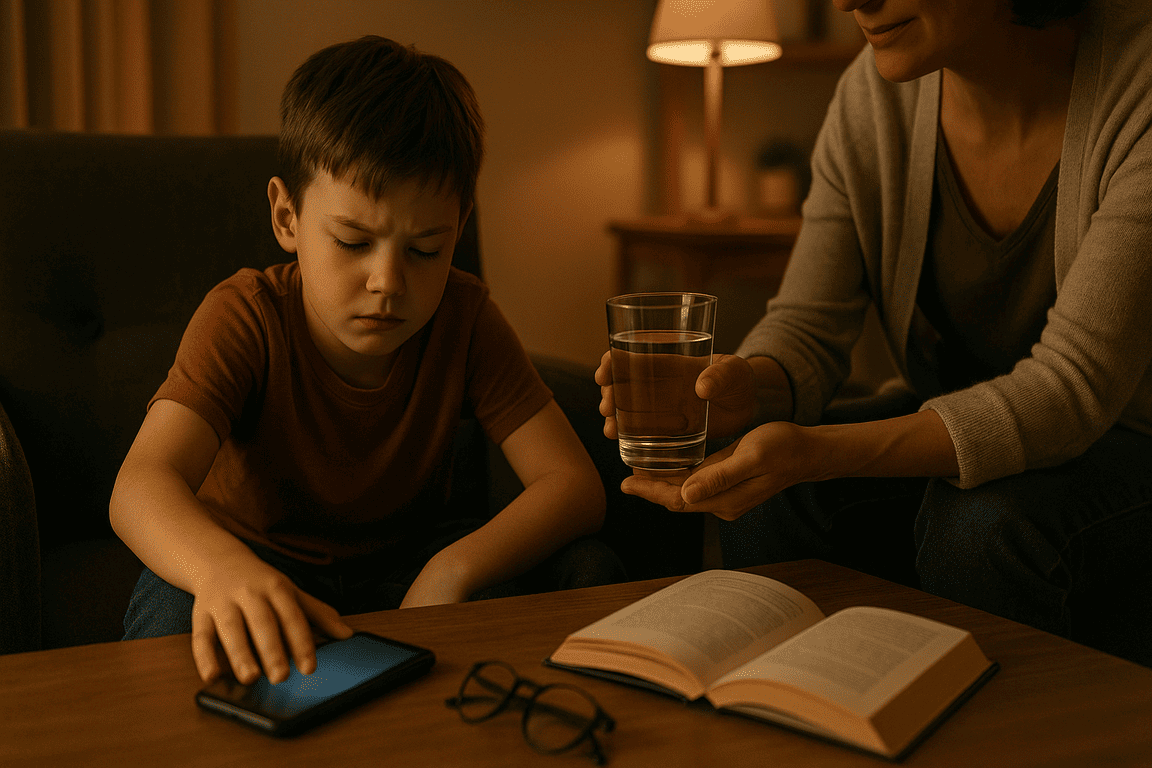 Ребенок устал от игры родитель предлагает перерыв