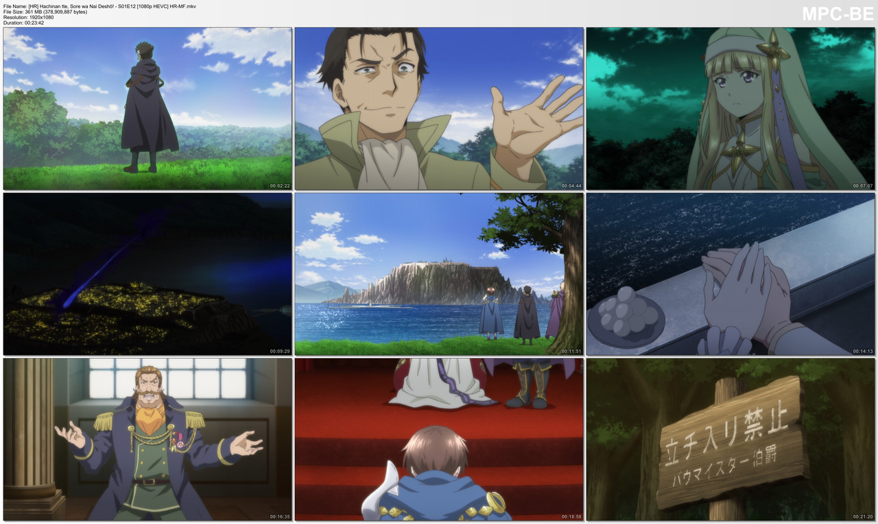 [HR] Hachinan tte, Sore wa Nai Deshō! - S01E12 [1080p HEVC] HR-MF.mkv_thumbs