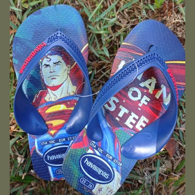 Chinelo Max Herois Superman Havaianas, Meninos