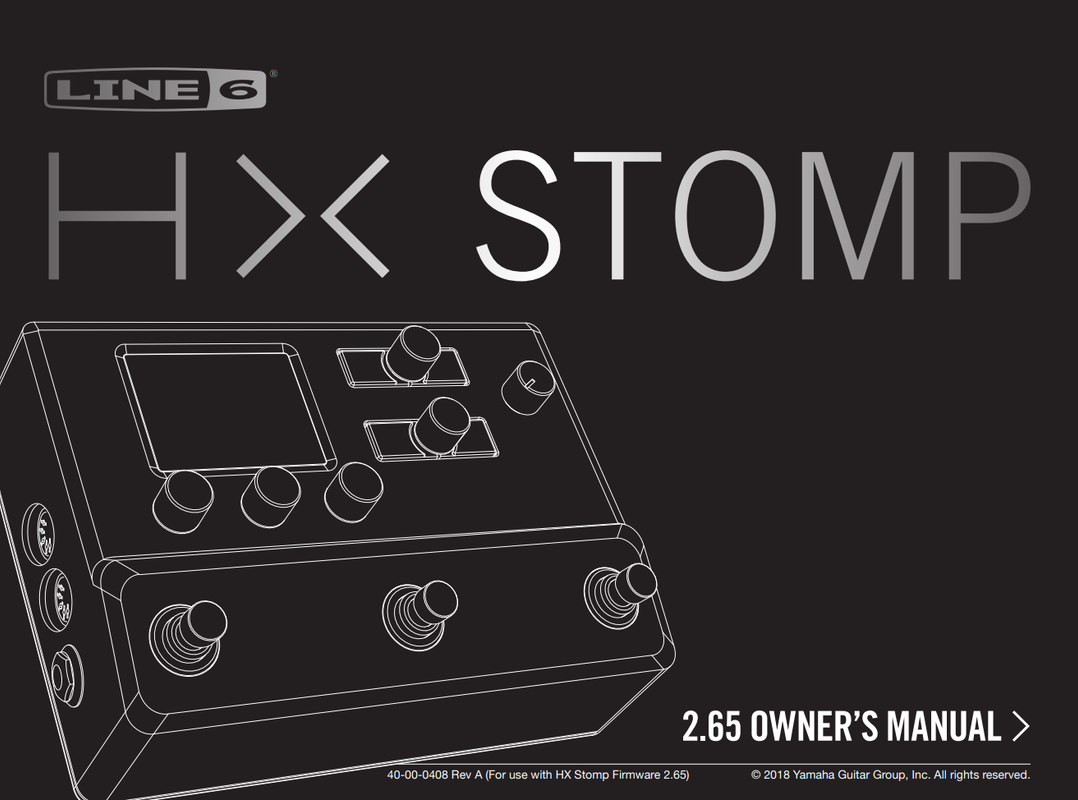 激安特価 HX Manual Owners Stomp ギター