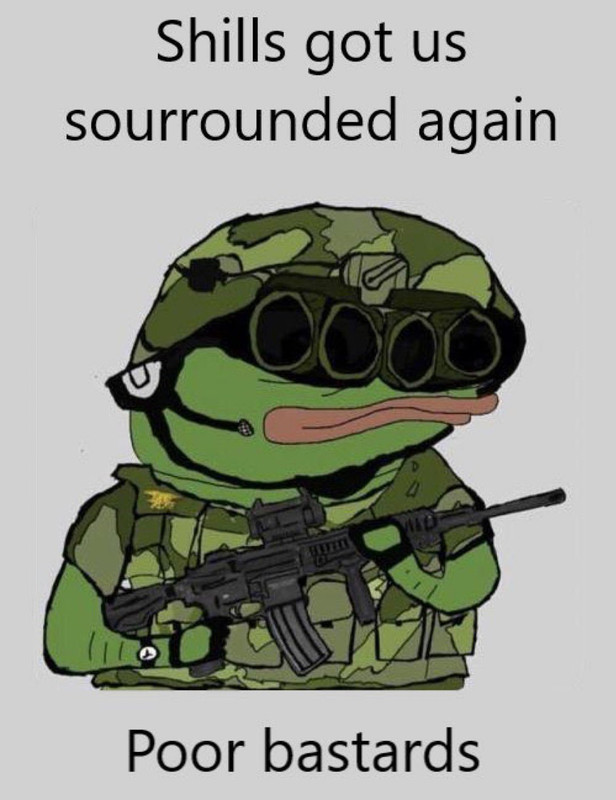 Frogs Surrounded Shills
