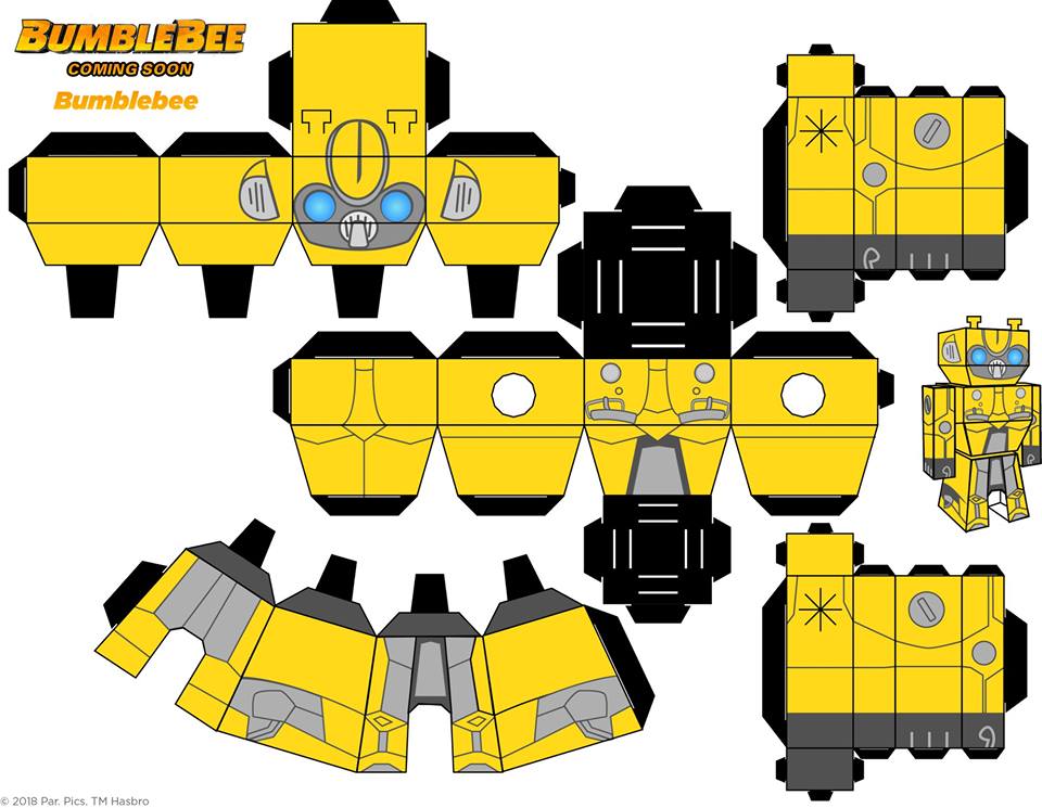 10-Bumblebee-Movie-Papercraft-Pages