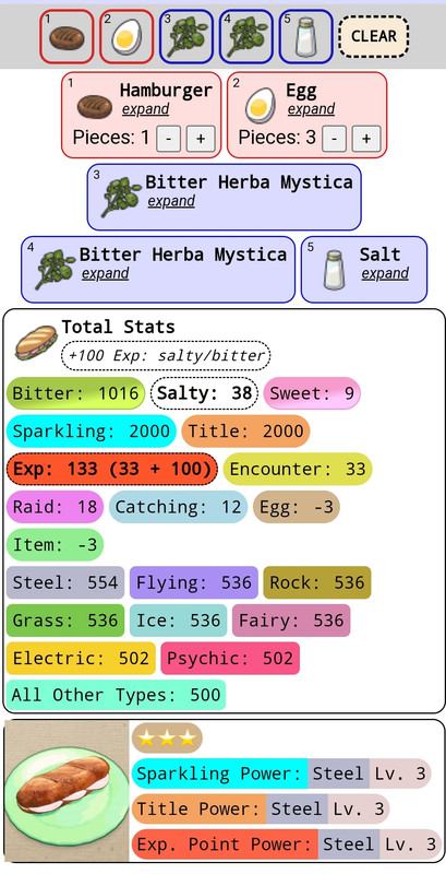 Sandwich Simulator: Custom Herba - 154Exp at lvl3