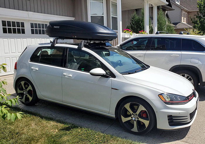 thule cargo box