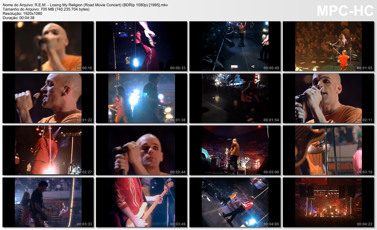 R.E.M. - Losing My Religion (Road Movie Concert) (BDRip 1080p) [1995]
