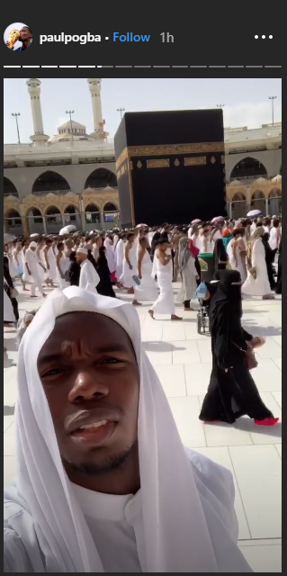 Paul Pogba di Mekkah