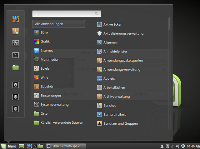 Anwendungsmanager in Mint 18