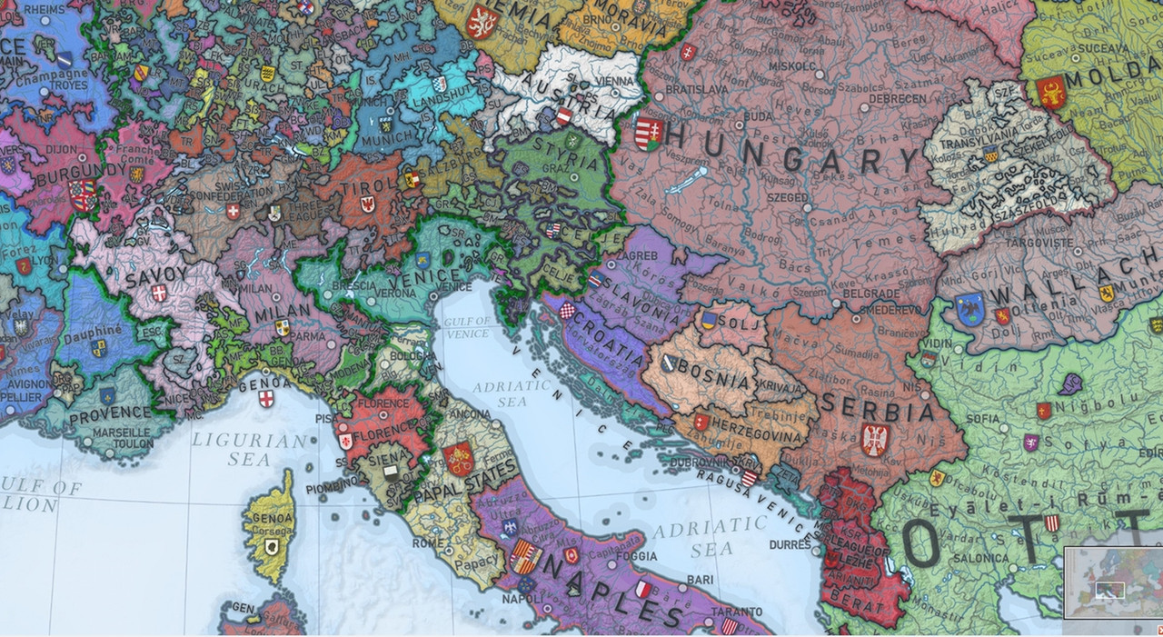 Make Herzegovina great again! :)... (Medieval Europe 1444) 26
