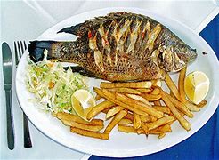 Fried Whole Fish With Chips