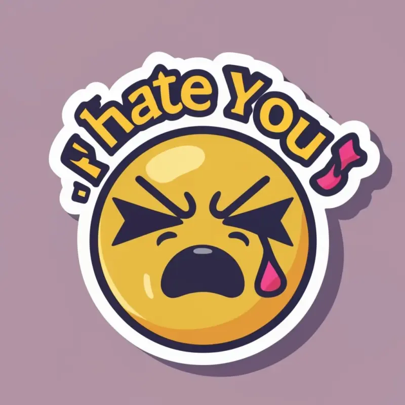 i hate you emoji