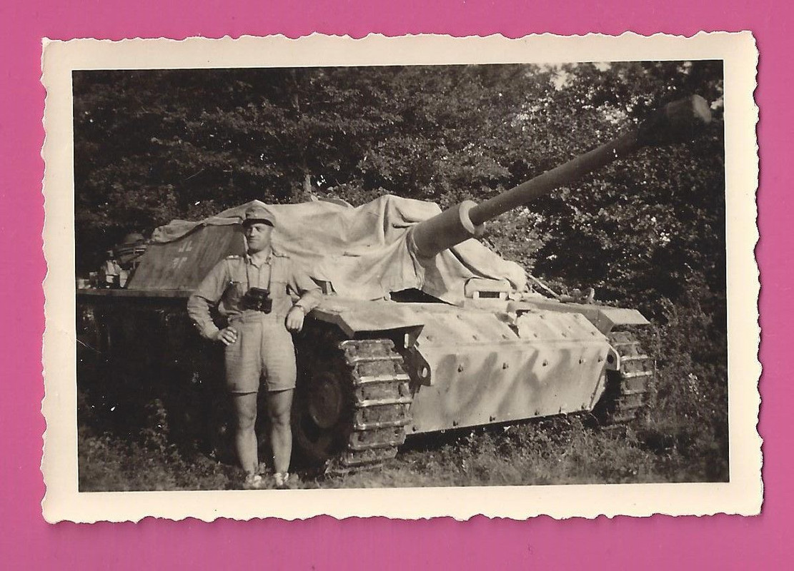 orig.Foto,Sturmgeschütz-Abteilung,STUG III, Lang
