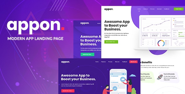Appon – App & SaaS Software Theme WordPress