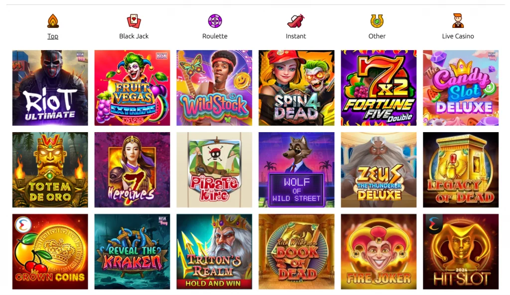 Aplikace Pelican Casino na mobilním zařízení