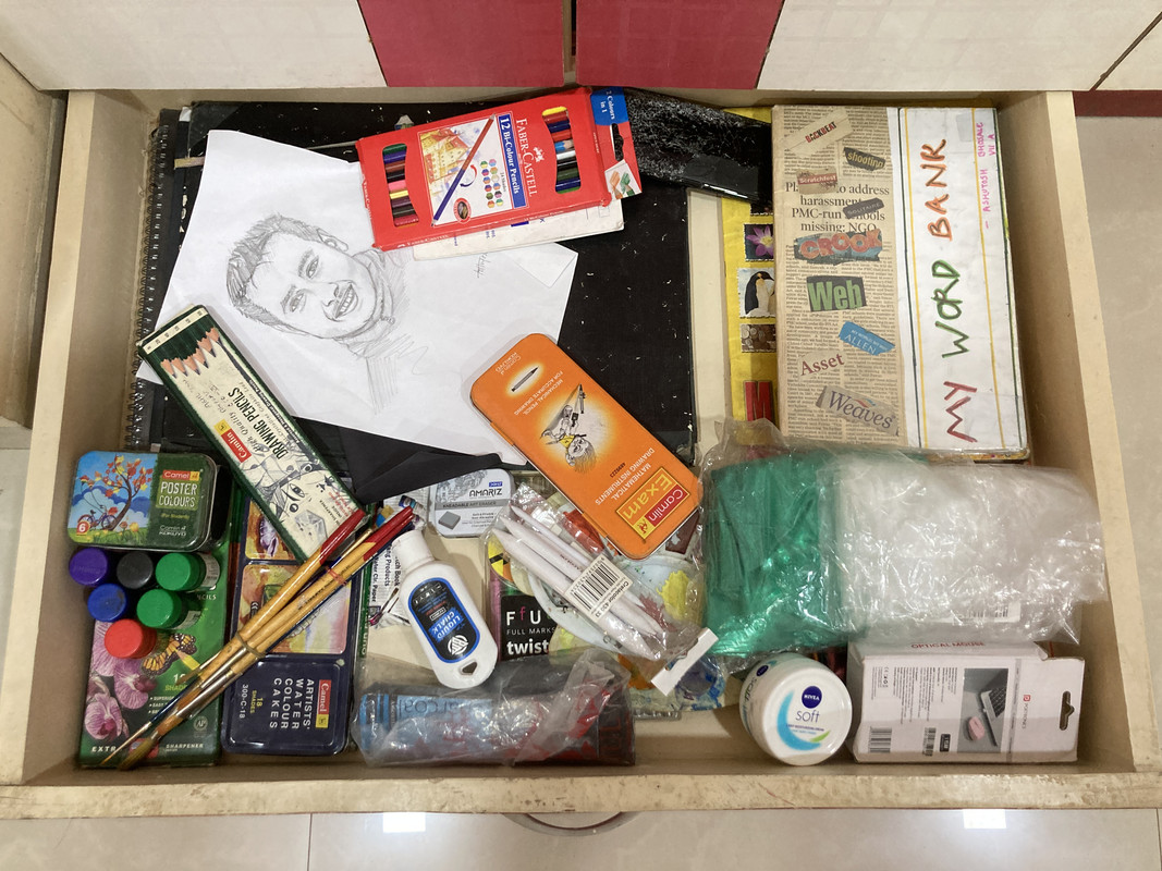 forgotten art supplies