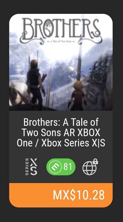 Kinguin | Brothers: A Tale of Two Sons AR XBOX One / Xbox Series X|S CD Key 
