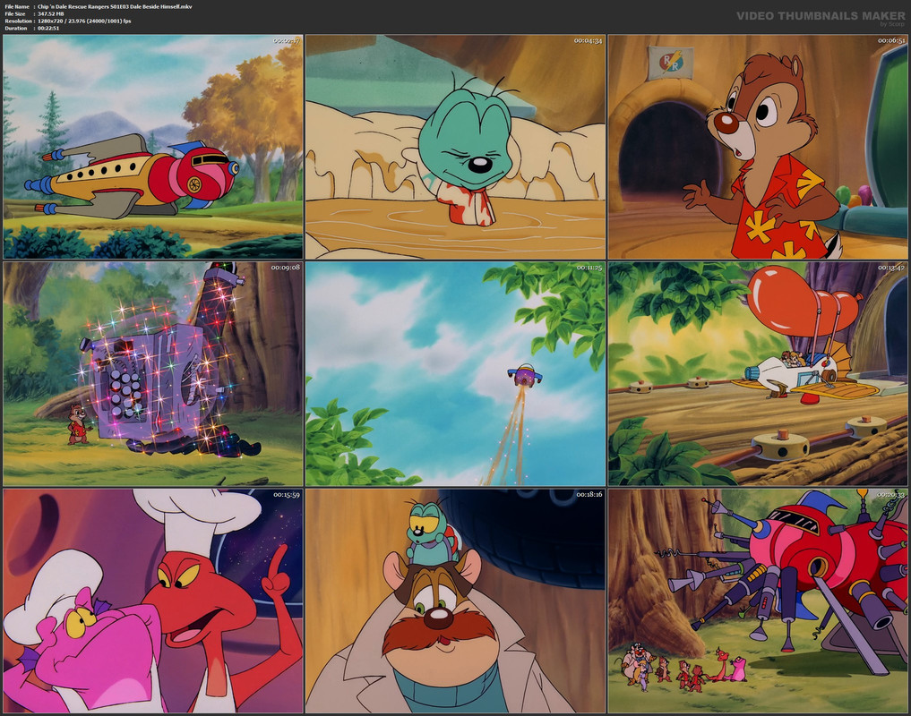 Chip 'n Dale Rescue Rangers S01E03 Dale Beside Himself.mkv