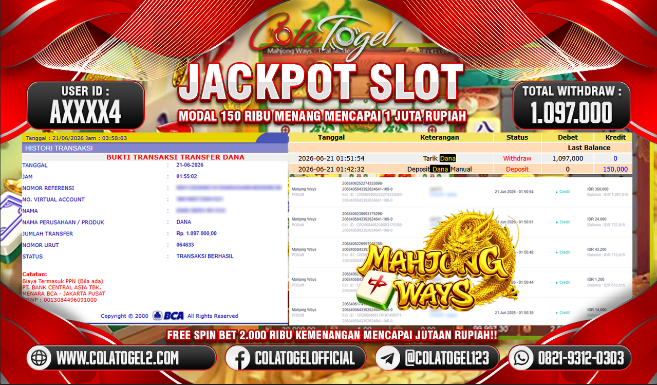 JACKPOT SLOT GACOR!!