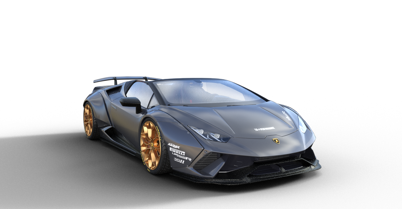 Lamborghini Huracan Spyder LB For Daz3D