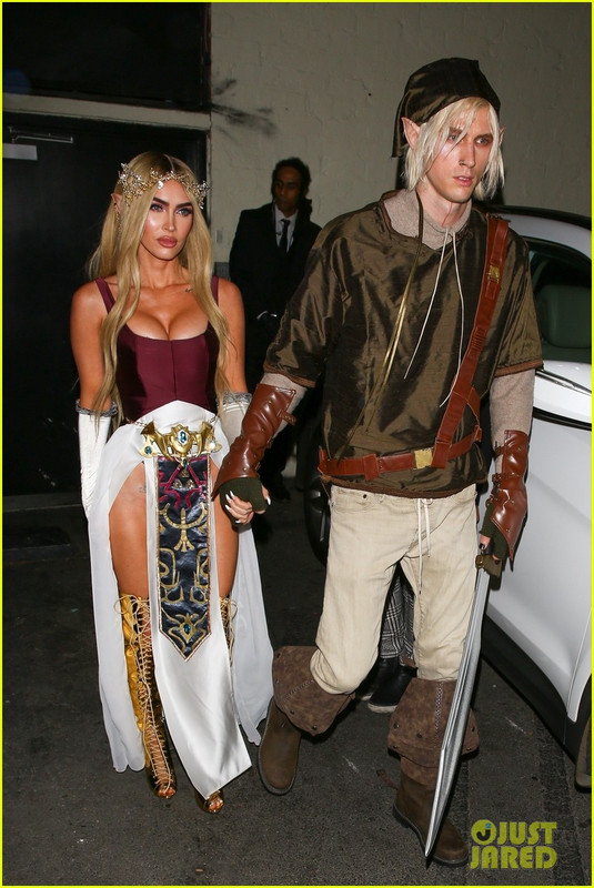 megan-fox-machine-gun-kelly-link-zelda-halloween-23