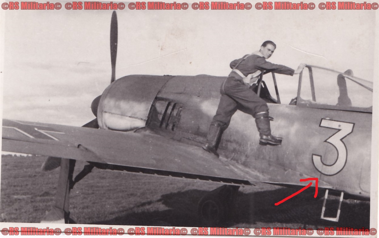 Flugzeug FW 190 weiße 3   Pilot II.-JG 2 Beaumont-le-Roger France 1943 #4