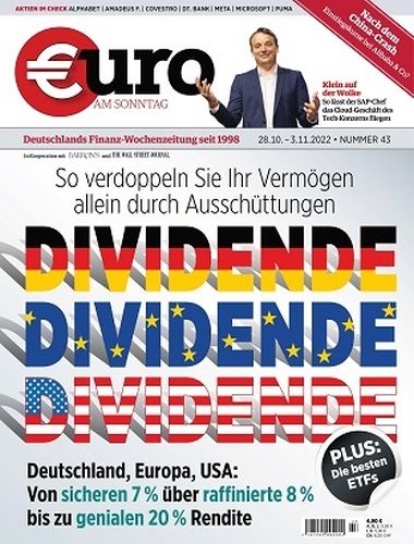 Cover: Euro am Sonntag Magazin No 43 vom 28  Oktober 2022