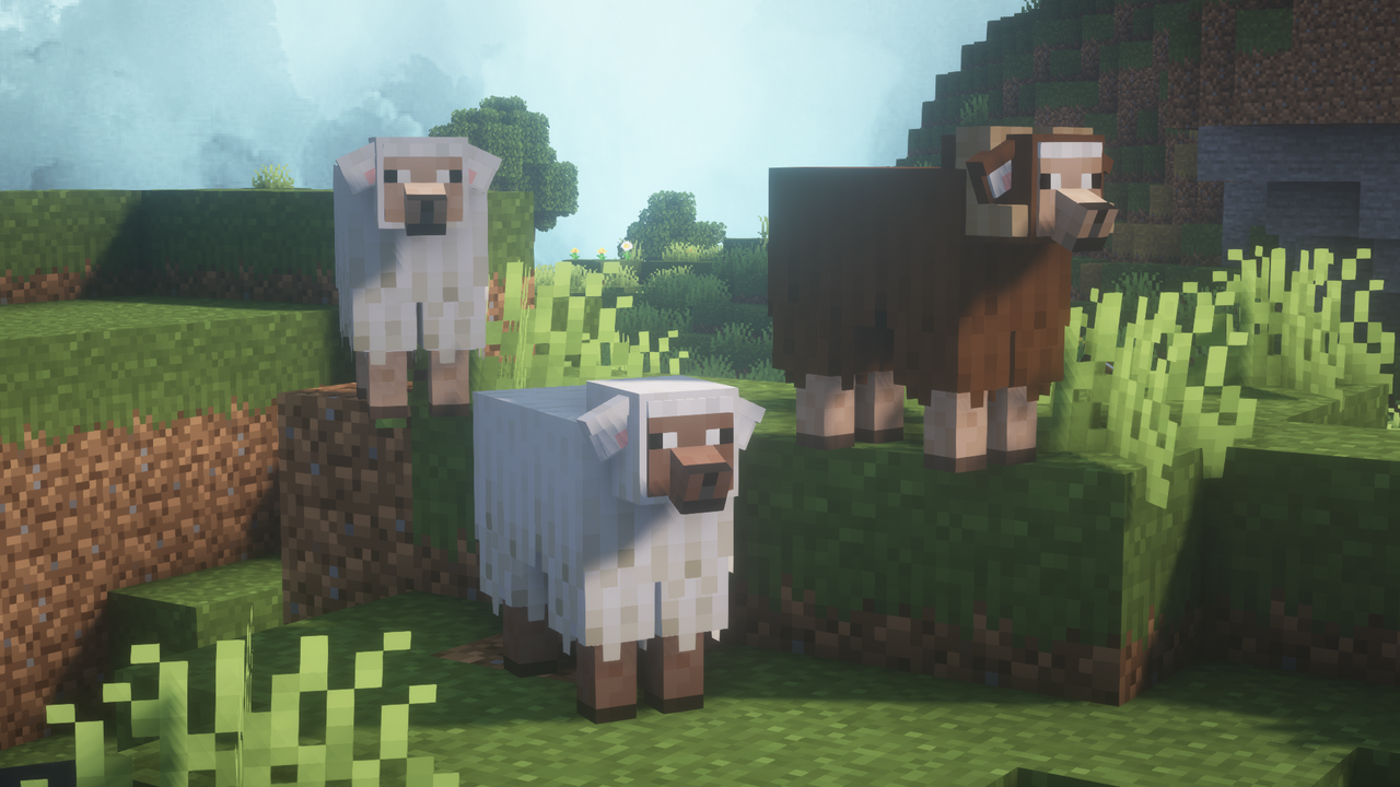 Crepi on X: End sheep for End update 🐑 Concept by @xndcrafter #Minecraft  #Blockbench  / X