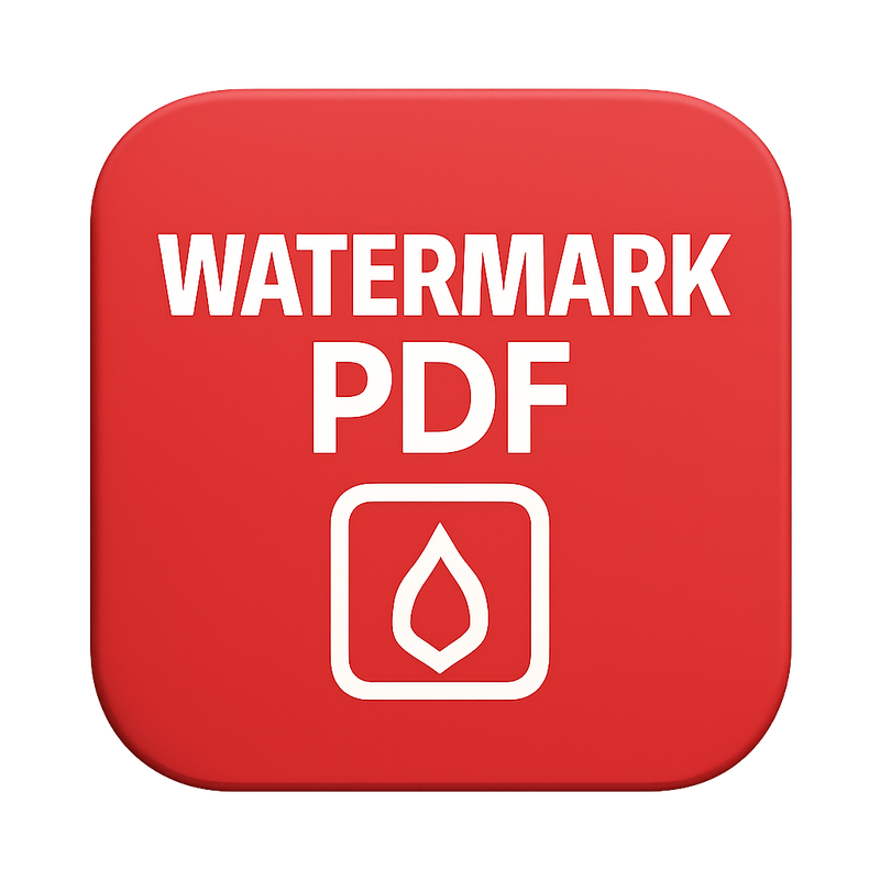 Watermark PDF Icon