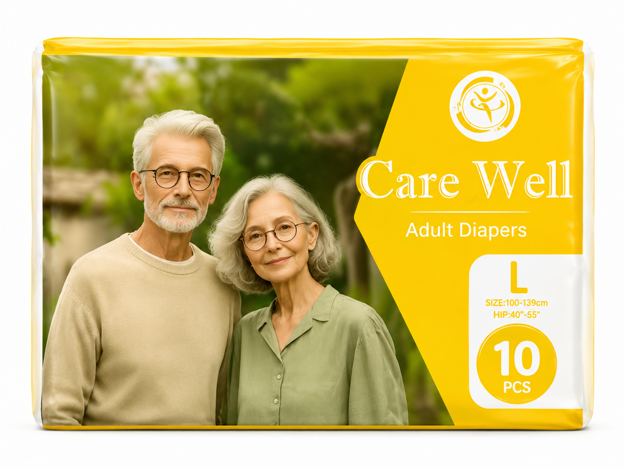 Care Well Adult diaper (L) 9–14kg 10pcs