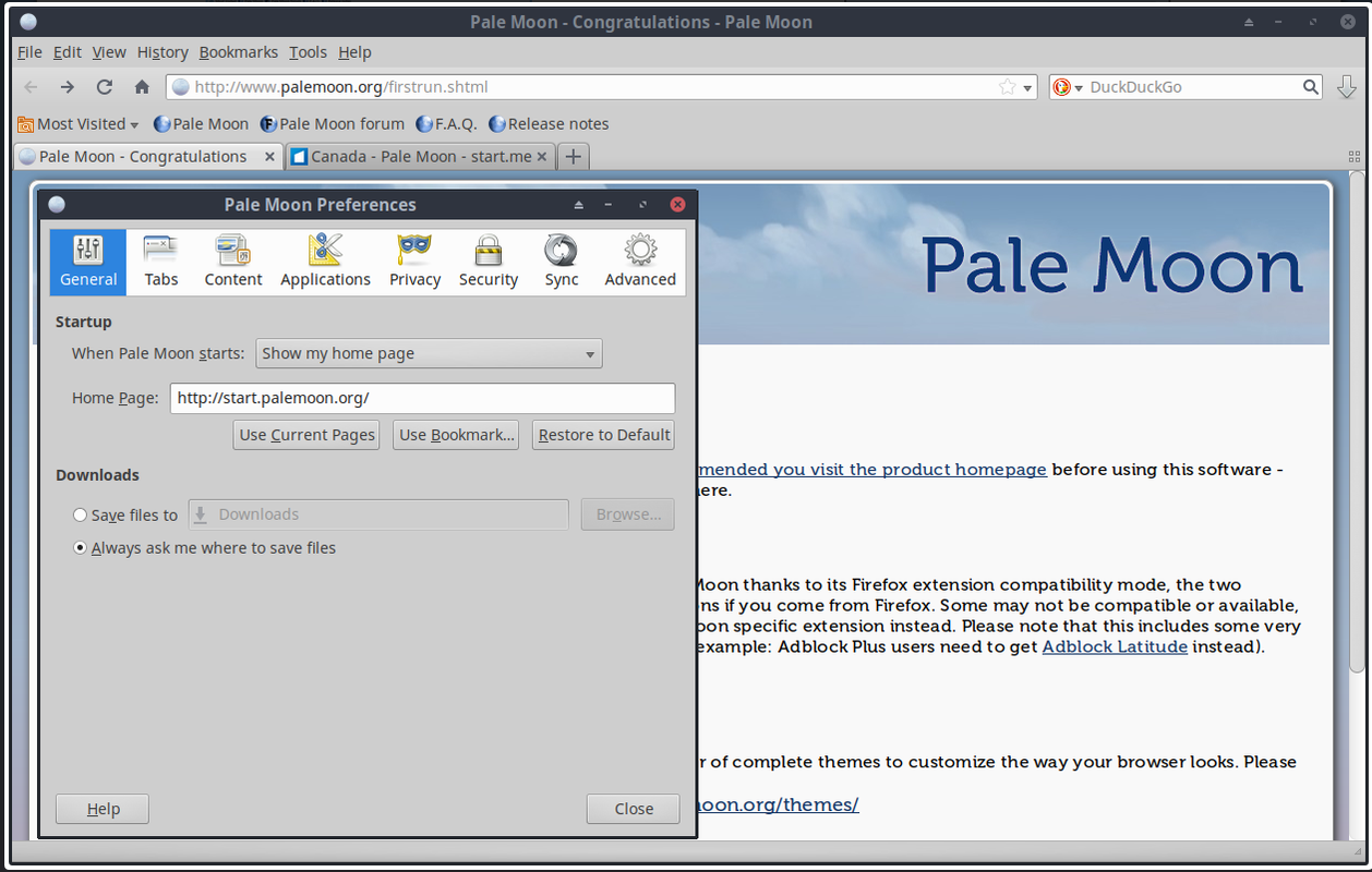download the new for android Pale Moon 32.2.1
