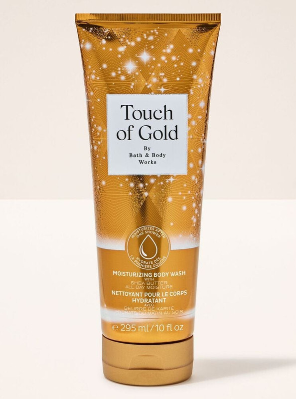 Bath & Body Works Touch of Gold moisturizing body wash tube