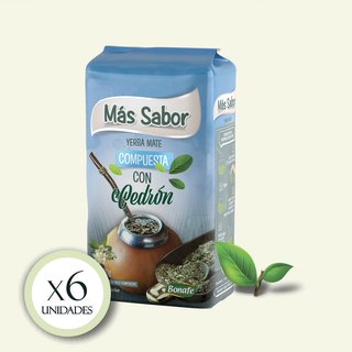 2128 | Yerba Mas Sabor X 500 Gr - Cedron