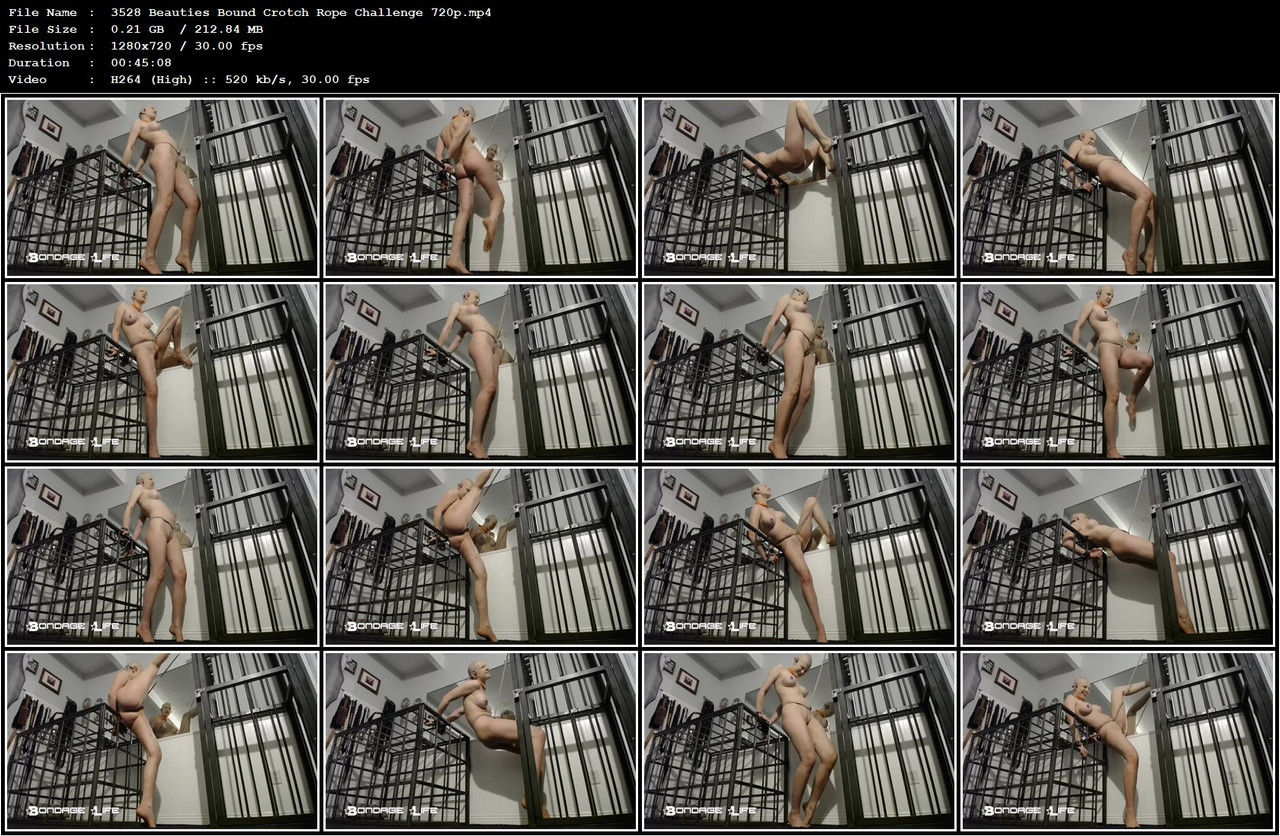 3528 Beauties Bound Crotch Rope Challenge 720p mp4
