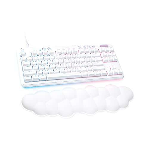 Amazon: Logitech G G713 Teclado para Juegos con Cable con Iluminación LIGHTSYNC RGB y Reposamanos de nube, etc.