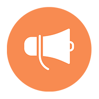 icon of a loud speaker