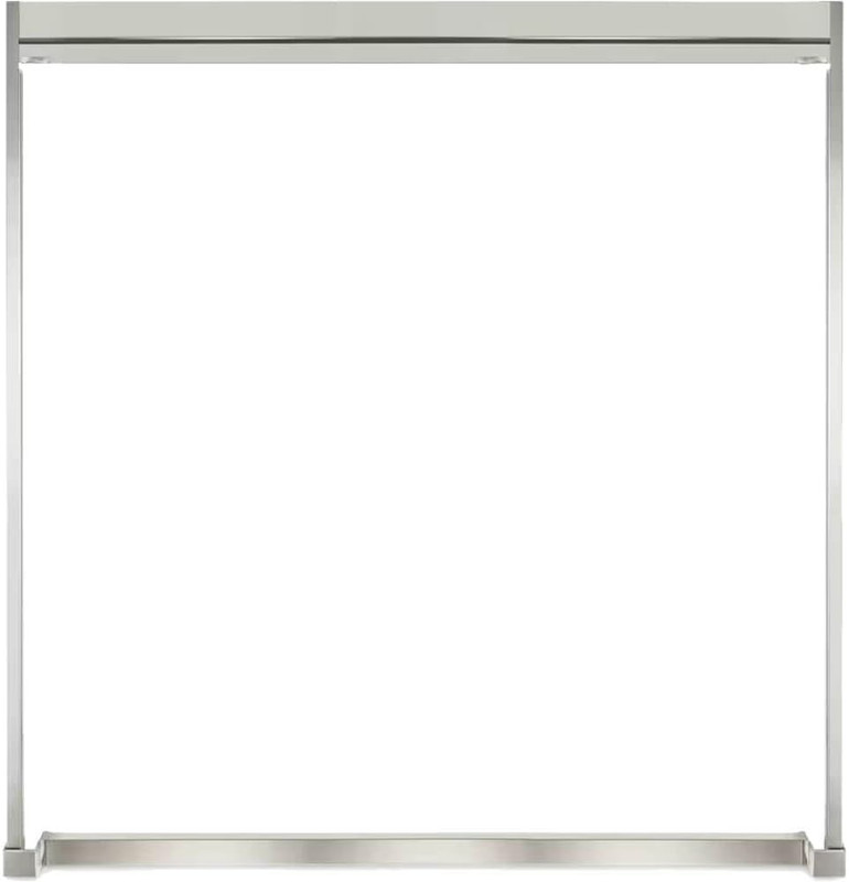 Trim Kit Combo de doble moldura Frigidaire en acero inoxidable con diseño plano minimalista