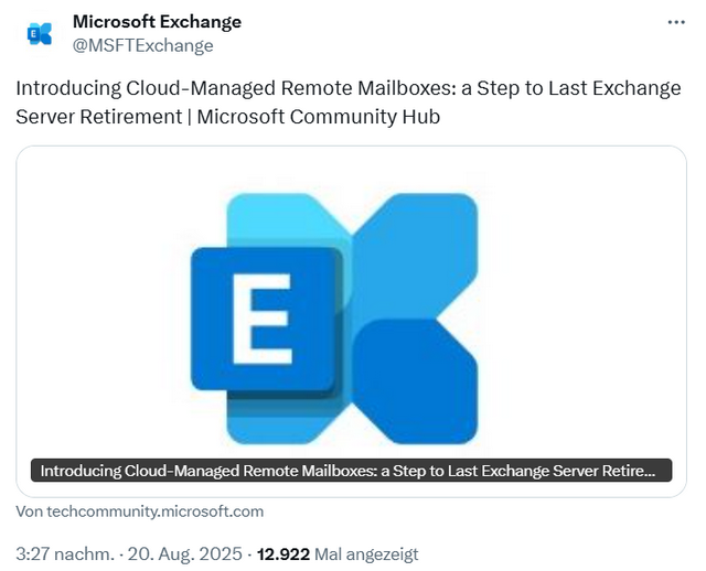 Cloud-Managed Exchange remote mailbox attributes