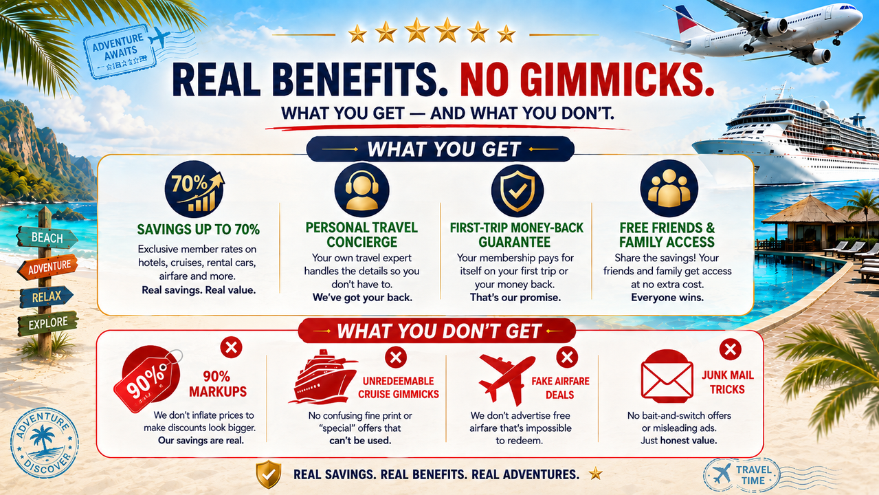 Try Our Trips membership benefits