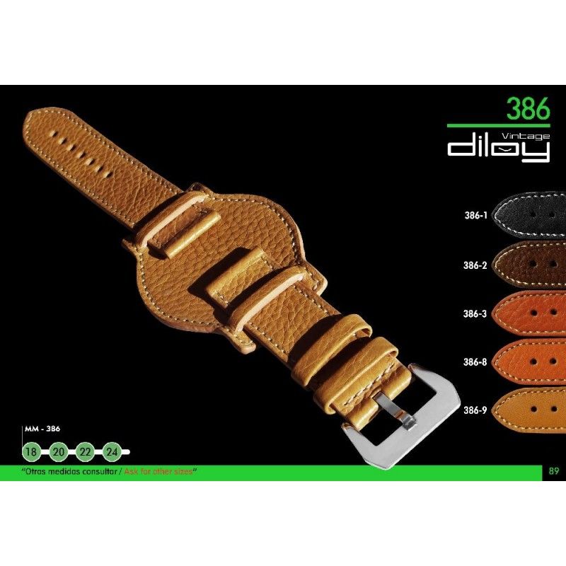 correa de cuero para reloj militar k