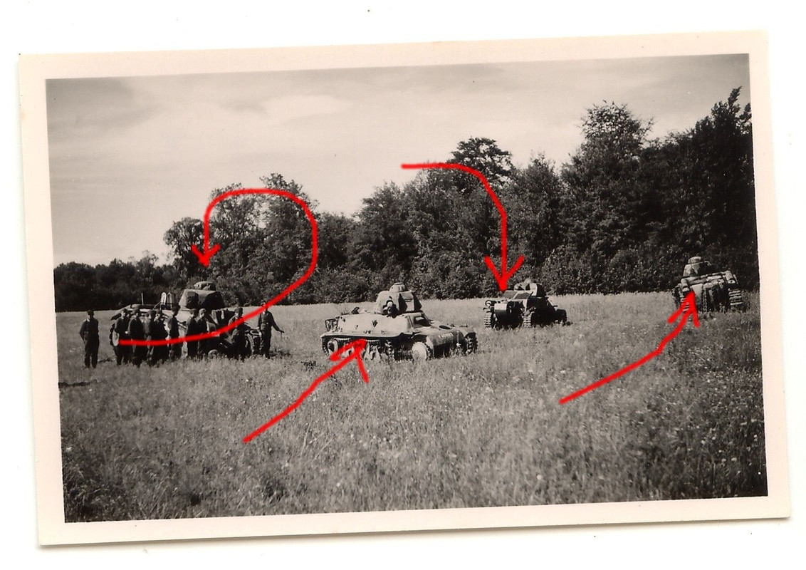 Frankreich französischer Panzer Typ - Char B Hoc