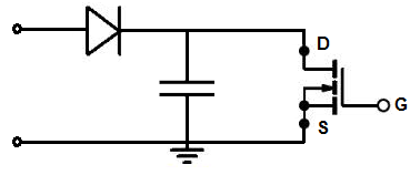 Peak-detector-circuit-with-a-transistor
