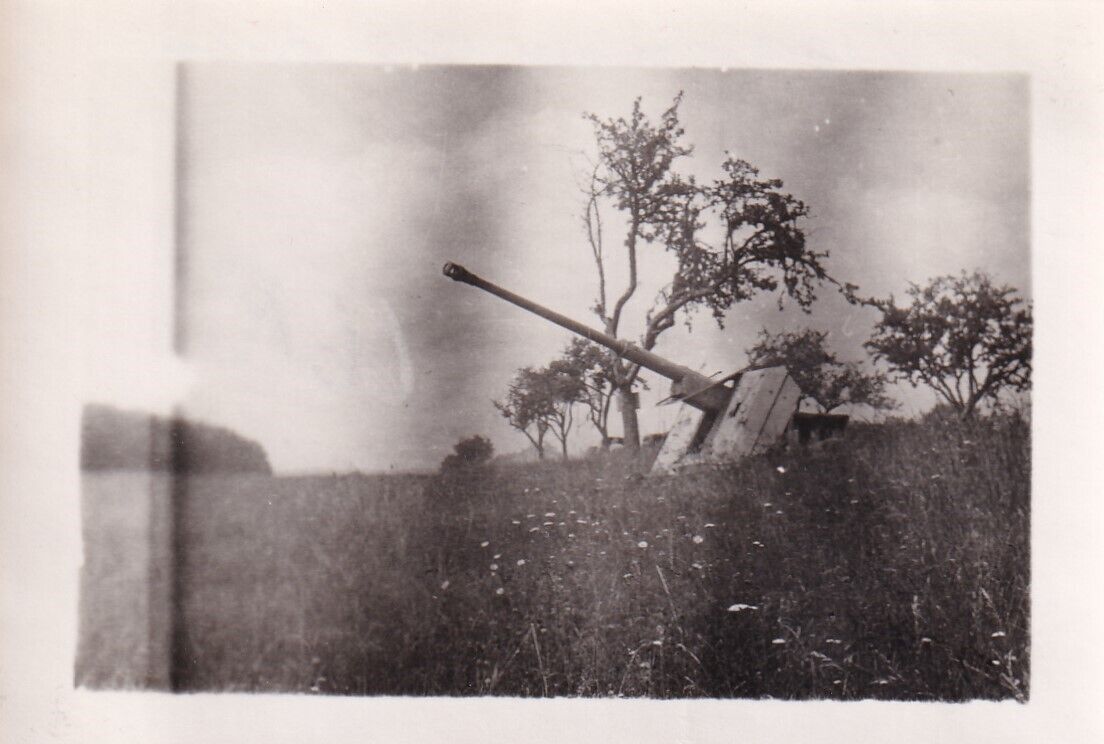 ЗАХВАЧЕННАЯ НЕМЕЦКАЯ ПРОТИВОТАНКОВАЯ 88-мм пушка ПАК 43