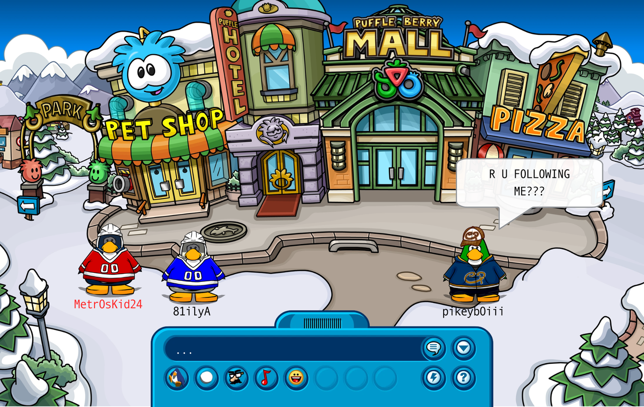 Ilya and Shane following Hayden to throw more snowballs at him