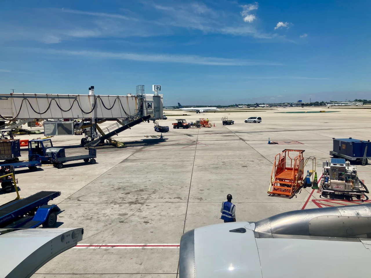 Arrival at gate FLL