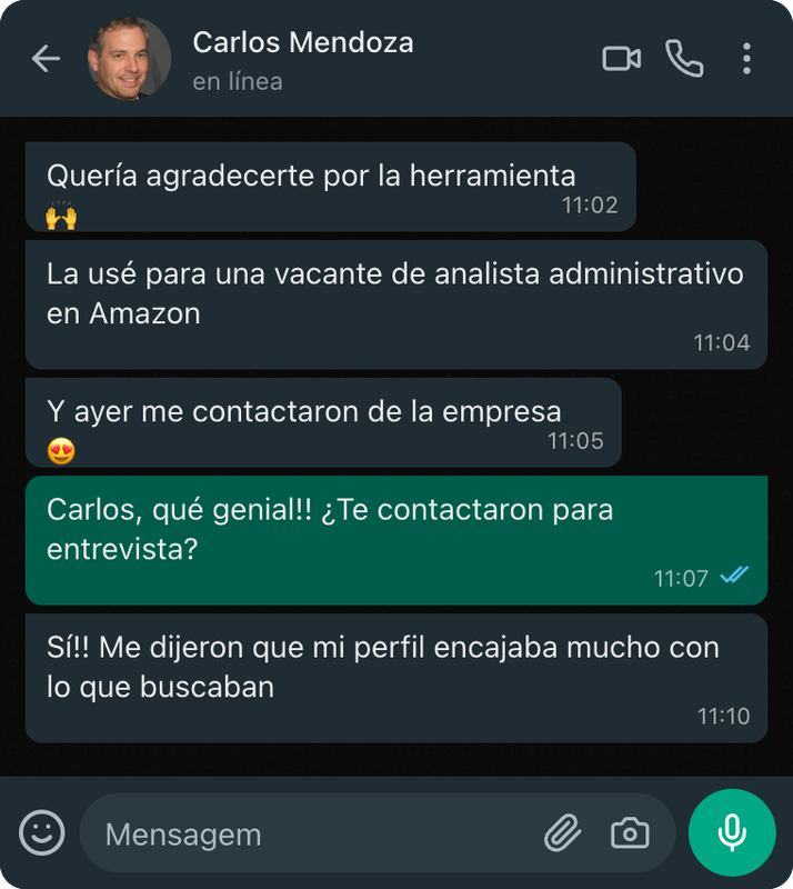 Testimonio de Carlos
