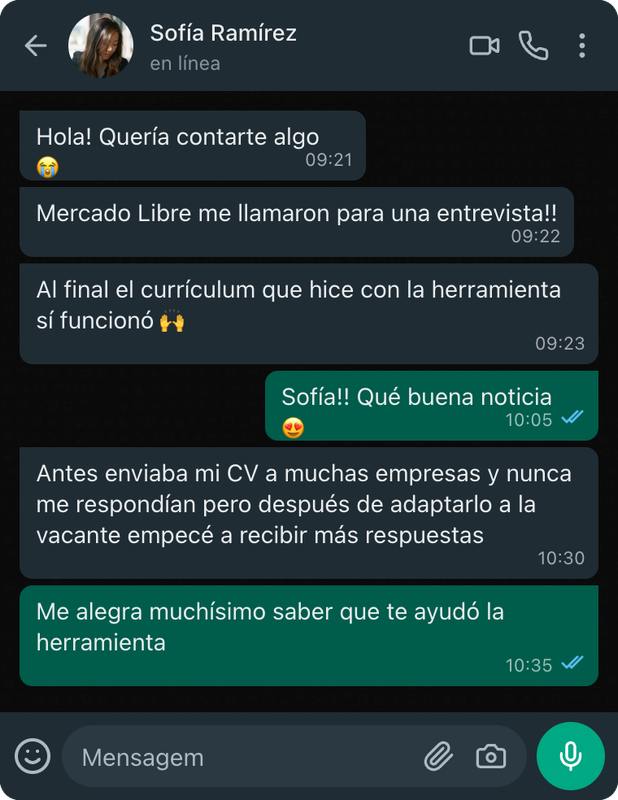 Testimonio de Sofía