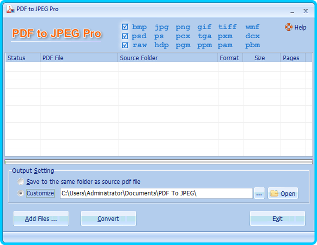 PDF To JPEG Pro 4.40 PDF-To-JPEG-Pro-4-40